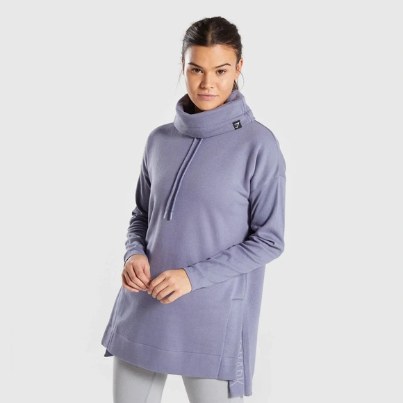 Gymshark Tops - Gymshark Slounge Ribbed Pullover